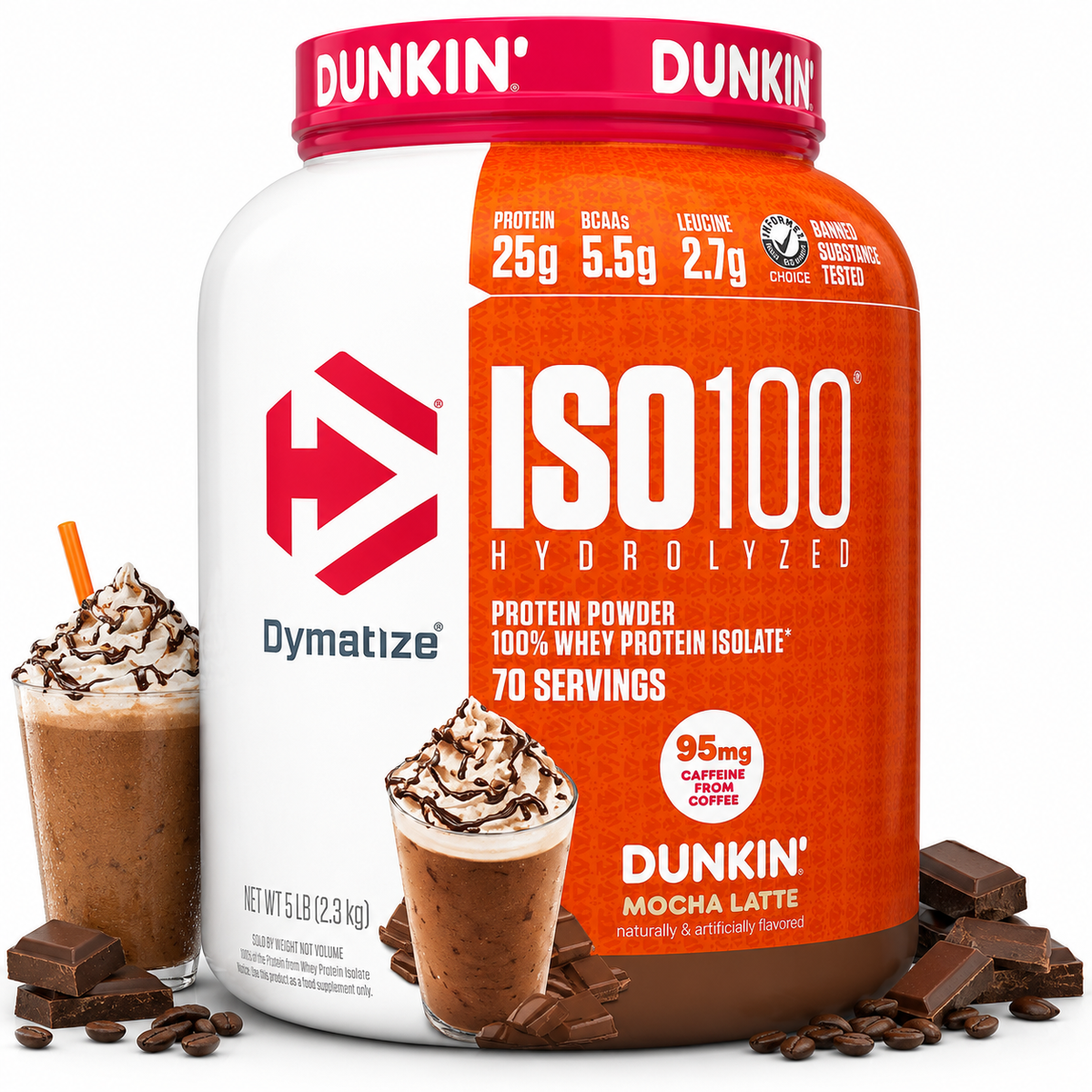 Dymatize ISO 100 5 Lb | Proteina Aislada de Suero de Leche