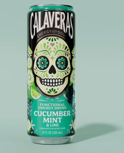 Calaveras Energy 355ml | Cucumber Mint