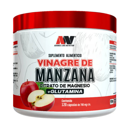 Adv Vinagre de manzana + Citrato de Magnesio 120Caps