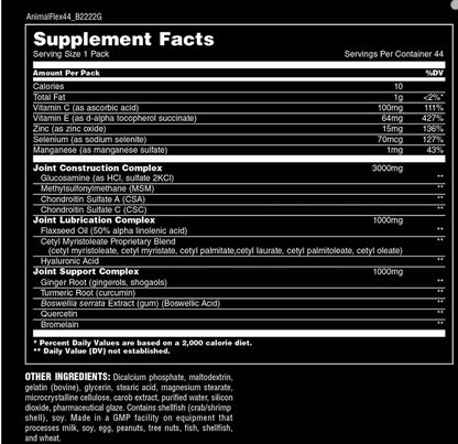 Universal Animal Flex 44Packs