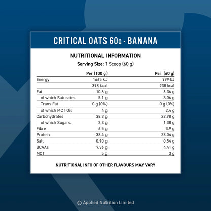 Applied Nutrition Critical Oats 600 Gr