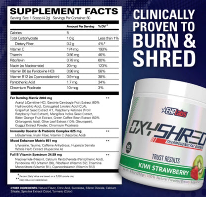 Ex- Oxyshred 60 Servicios