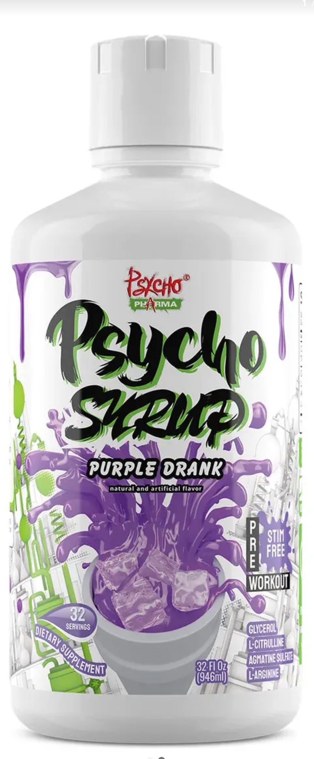 Psycho Syrup Glycerol 32/16 Serv