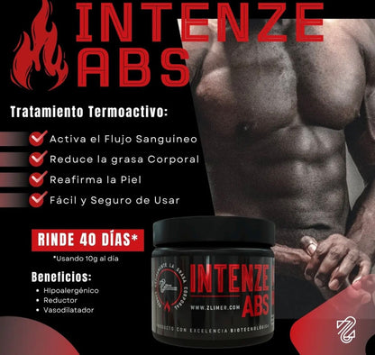 Zlimer Crema Termogenica Intensa y Reafirmante Intenze Abs 400 Grs