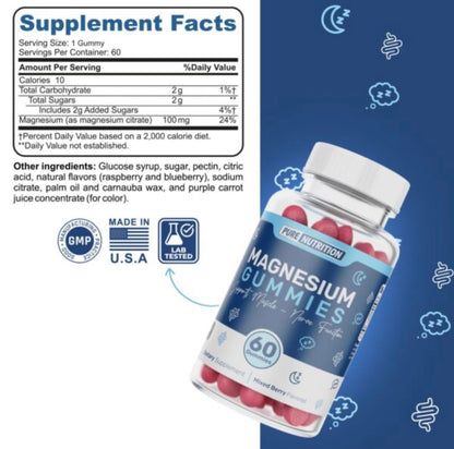 Pure Nutrition Magnesio 60 Gomitas