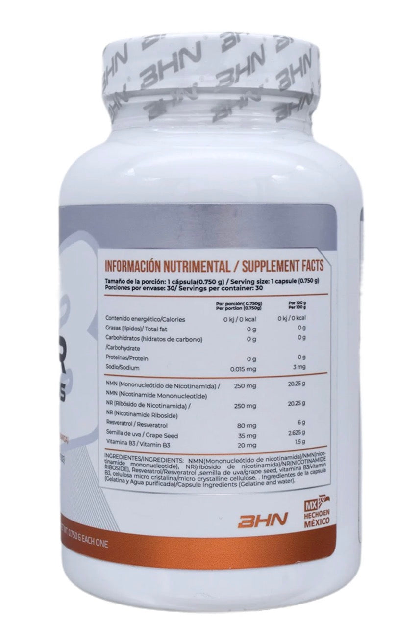 BHN NMN + NR Plus 30 Caps
