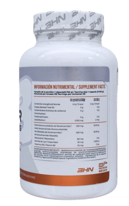 BHN NMN + NR Plus 30 Caps