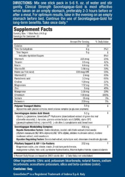 MHP Secretagogue Gold 30Pack Naranja