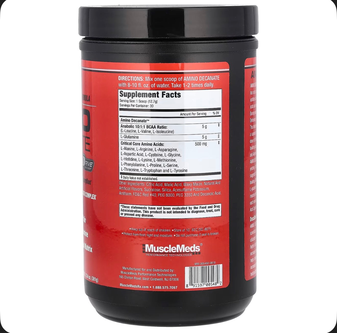 Muscle Meds Amino Decanate 30 Serv