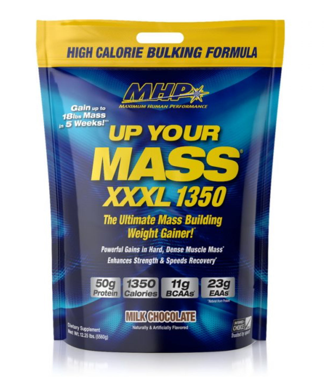 MHP Up Your Mass XXXL 1350 12LBS Milk Chocolate