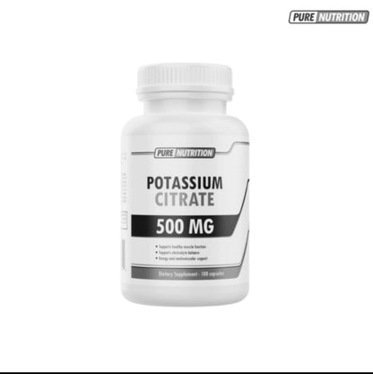 Pure Nutrition Citrato de Potasio 500 Mg 100 Caps