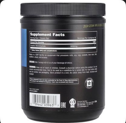 Universal Animal Creatina Powder 300 Grs
