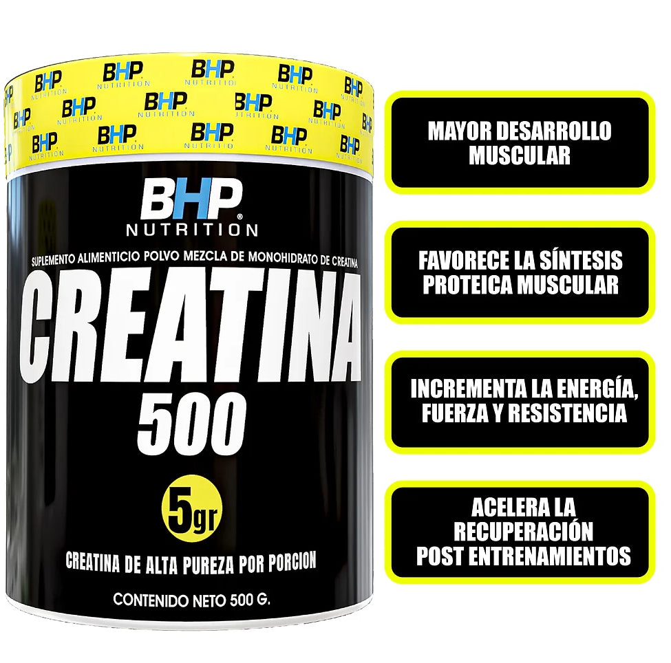 Bhp Creatina Ultra 500grs