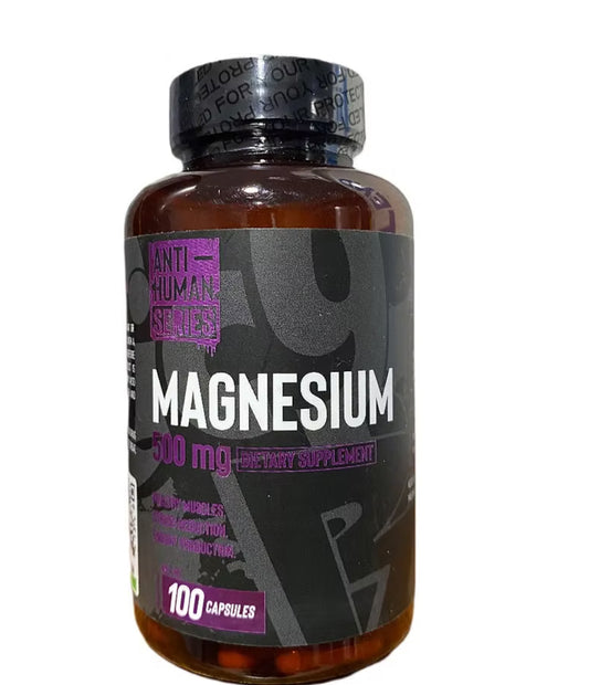 Anti-Human Series Magnesium Citrate 500 Mg 100 Caps