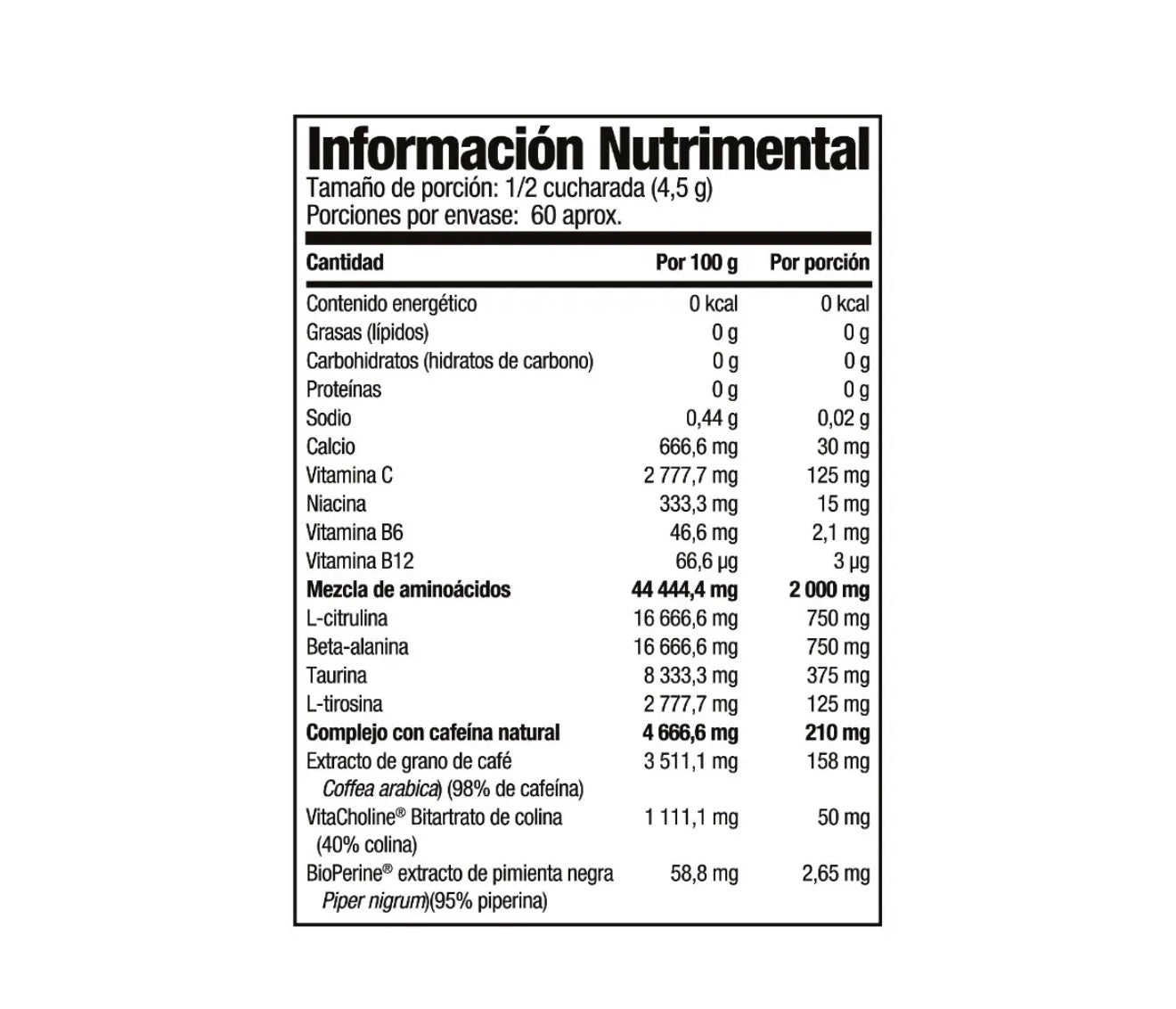 Mutant Pre Entreno 60 Serv PWO