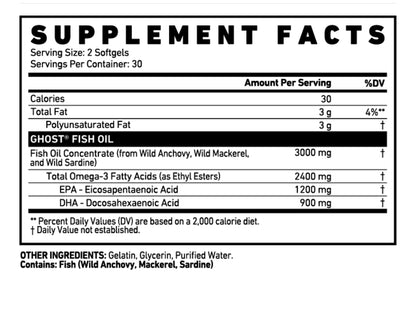 Ghost Fish Oil 60 Softgels