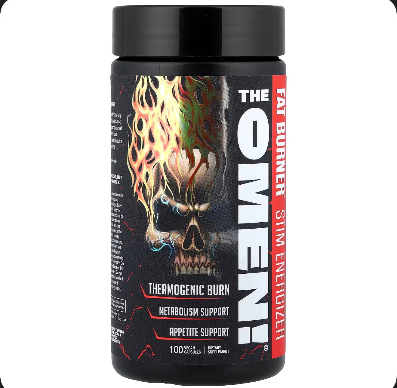 Cobra The Omen Fat Burner Energizer 100 Caps