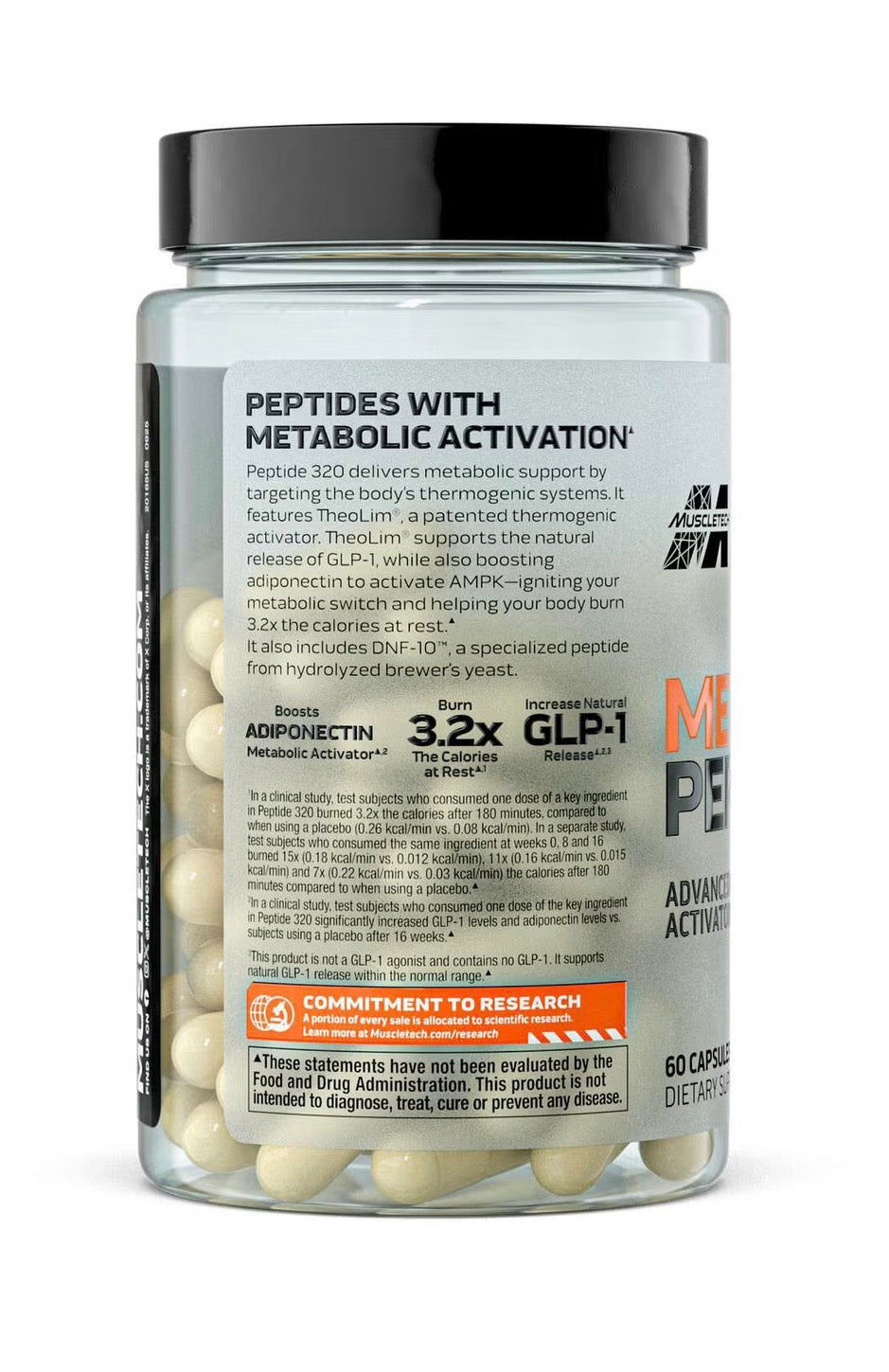 Muscletech Metabolic Peptide 320 | 60 Caps