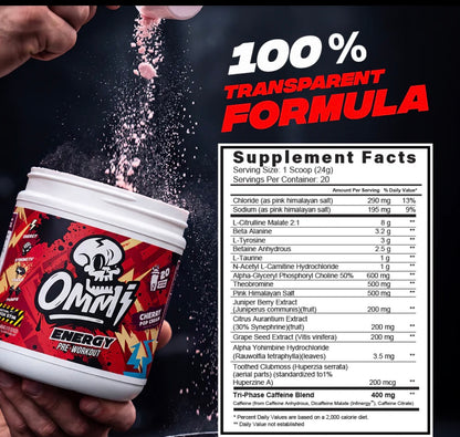Ommi Energy Pre Entreno 20 Serv