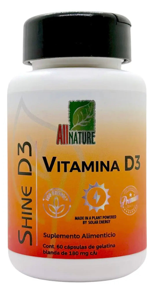 All Nature Vitamina D3 5000Ui 60 Caps