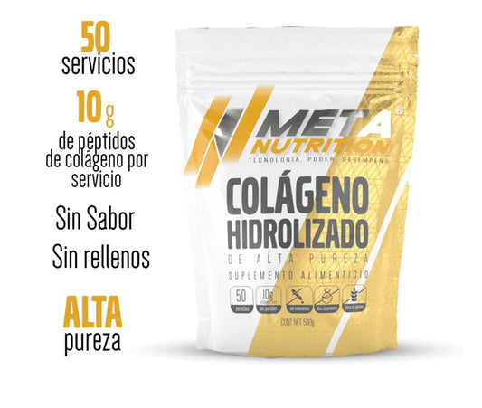 Meta Colageno Hidrolizado 500gr