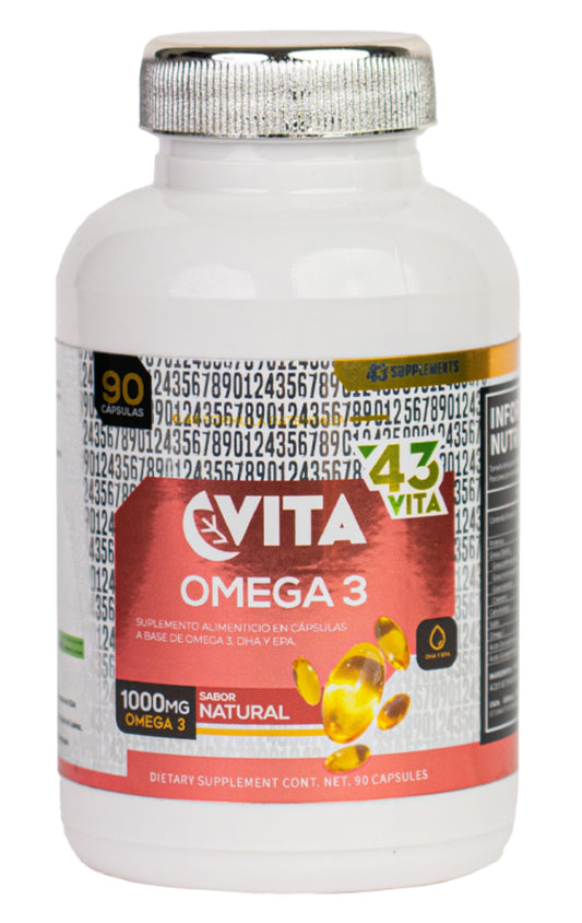 43 Vita Omega 3 1000MG 90Tabs