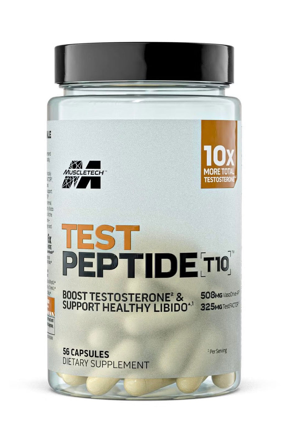 Muscletech Test Peptide T10 | 56 Caps 28 Serv