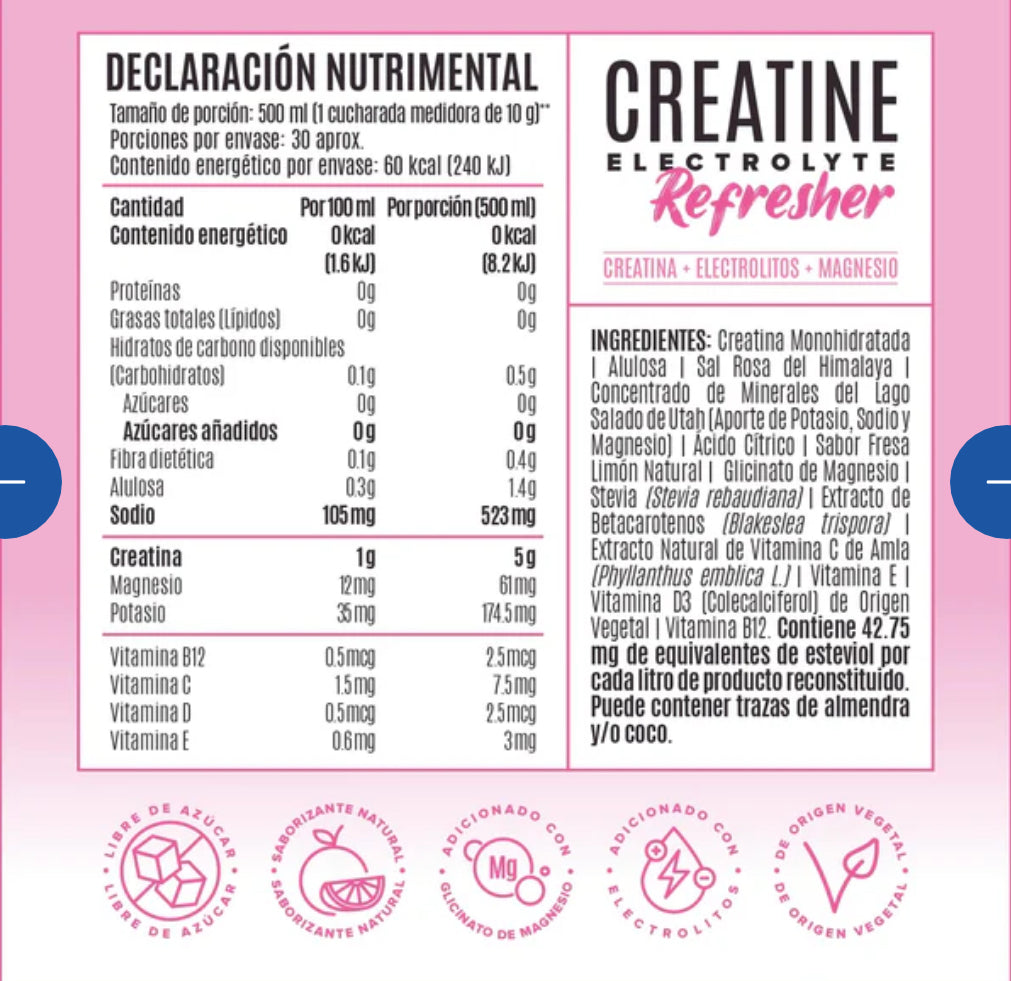 Birdman Creatina Electrolyte Refresher 300 Grs