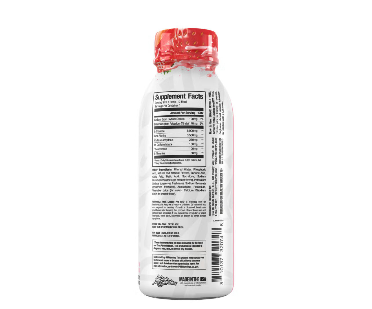 Ryse Loaded Rtd Pre 12 Pack