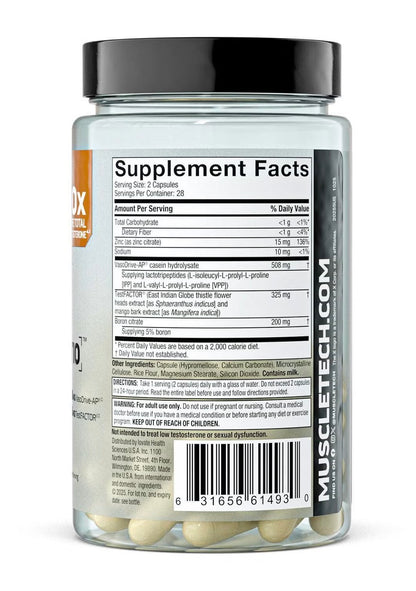 Muscletech Test Peptide T10 | 56 Caps 28 Serv