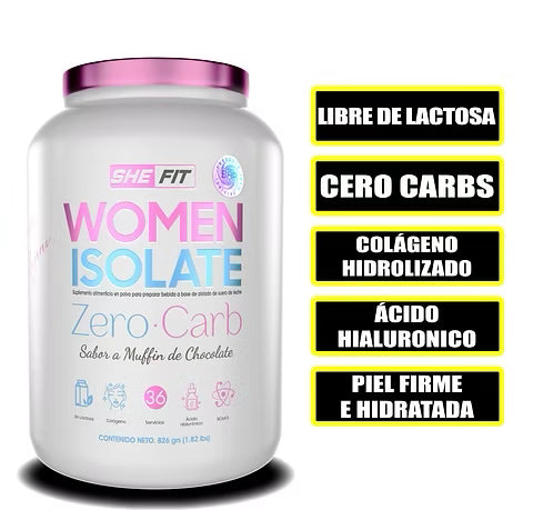 Bhp She Fit Women Isolate Zero 1.82 Lbs + She Fit Myo D Chiro Inositol 20 Caps
