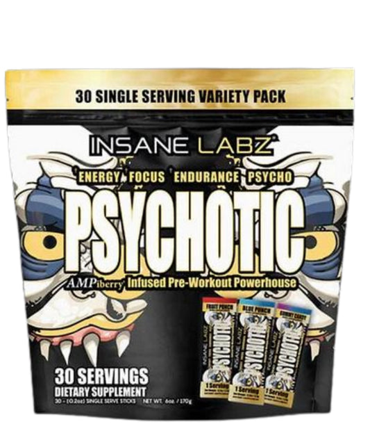 Insane Labz Psychotic Sticks Gold Variedad de Sabores 30Sticks