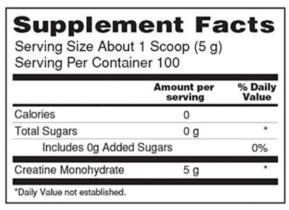 Isopure Creatina Monohidratada 500Gr