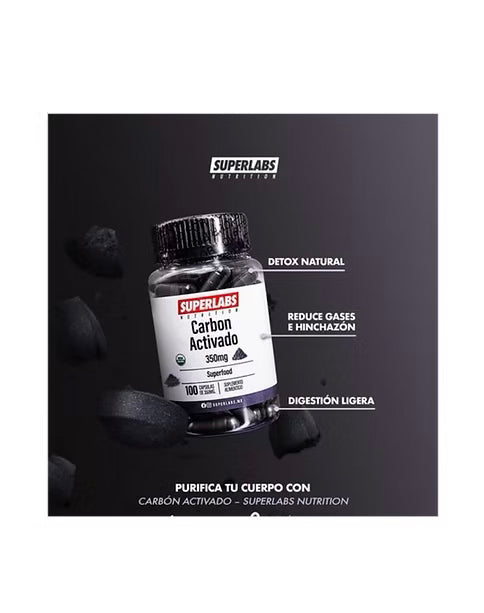 Superlabs Carbon Activado 100 Caps