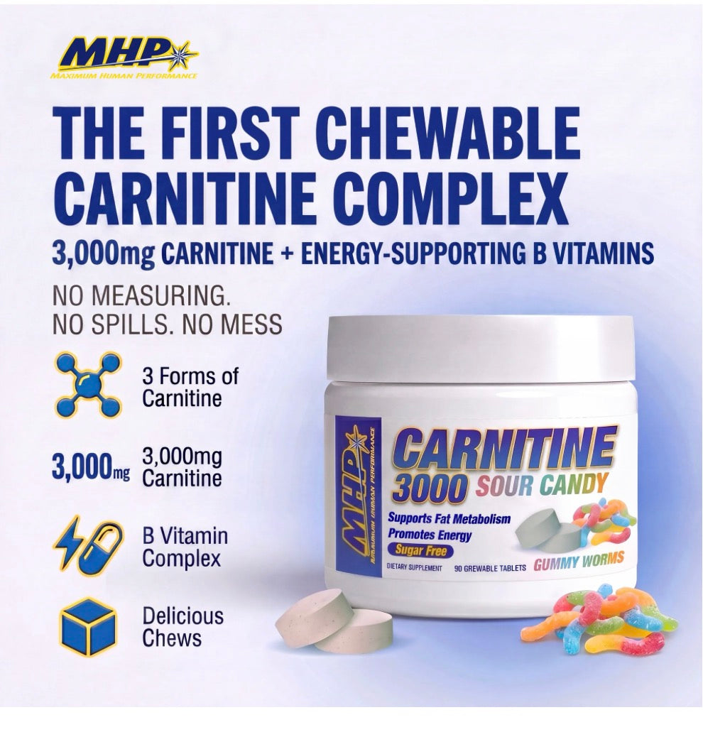MHP Carnitina 3000 Chews 30 Serv