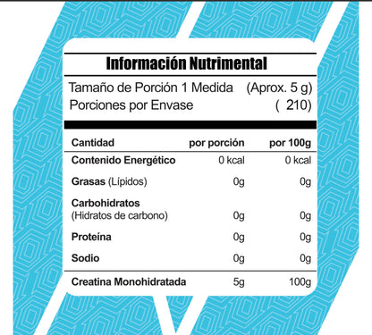 Meta Creatina 1050 Gr 200 Servicios