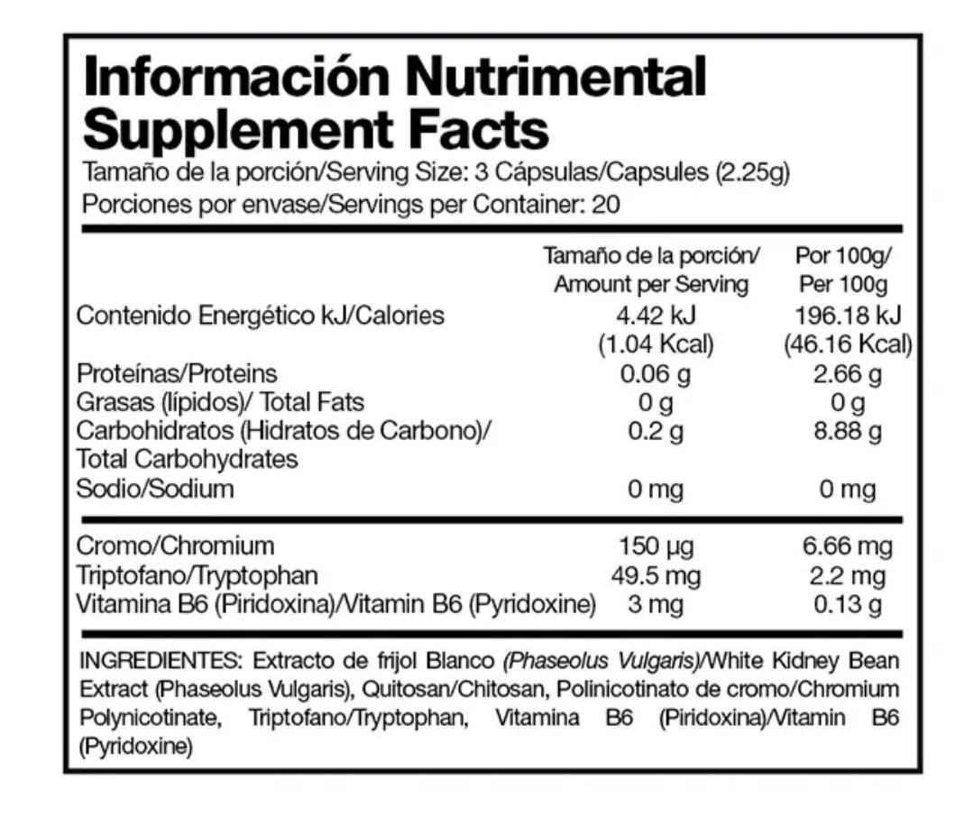 Alpha Nutrition Bloqueador de Carbohidratos 60 Caps