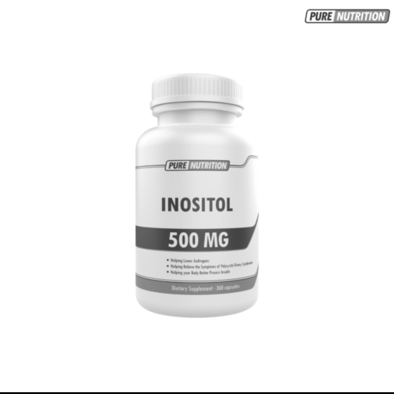Pure Nutrition Inositol 500 Mg 360 Caps