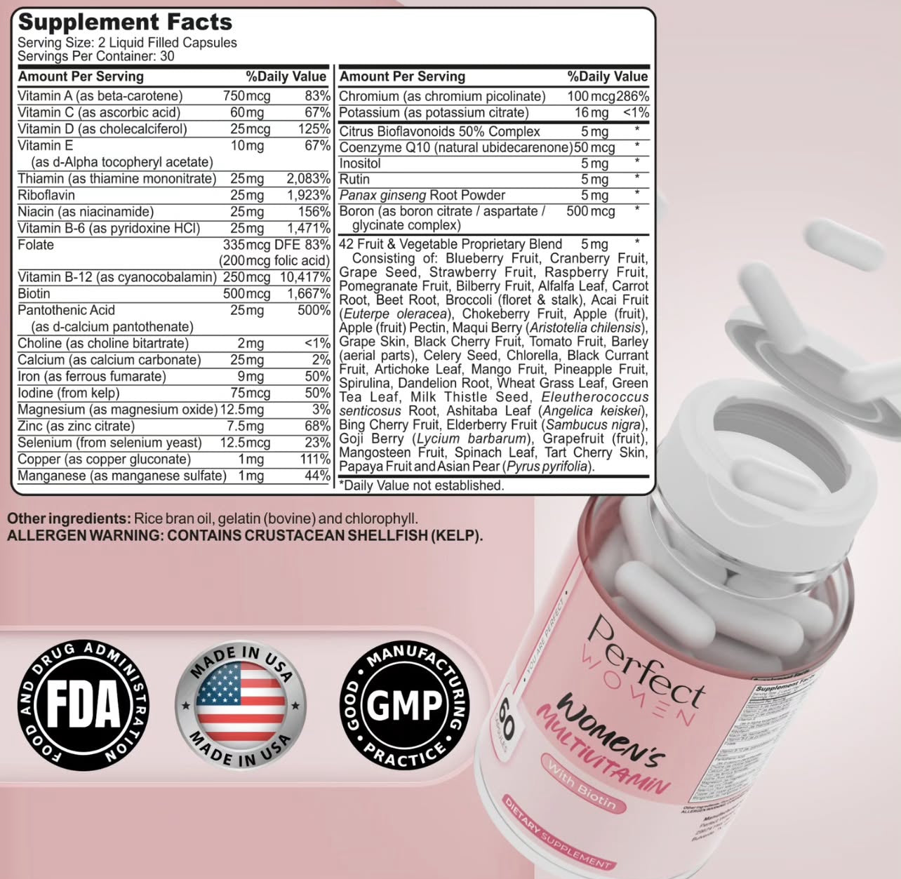 Perfect Women Multivitaminico 60 Tabs