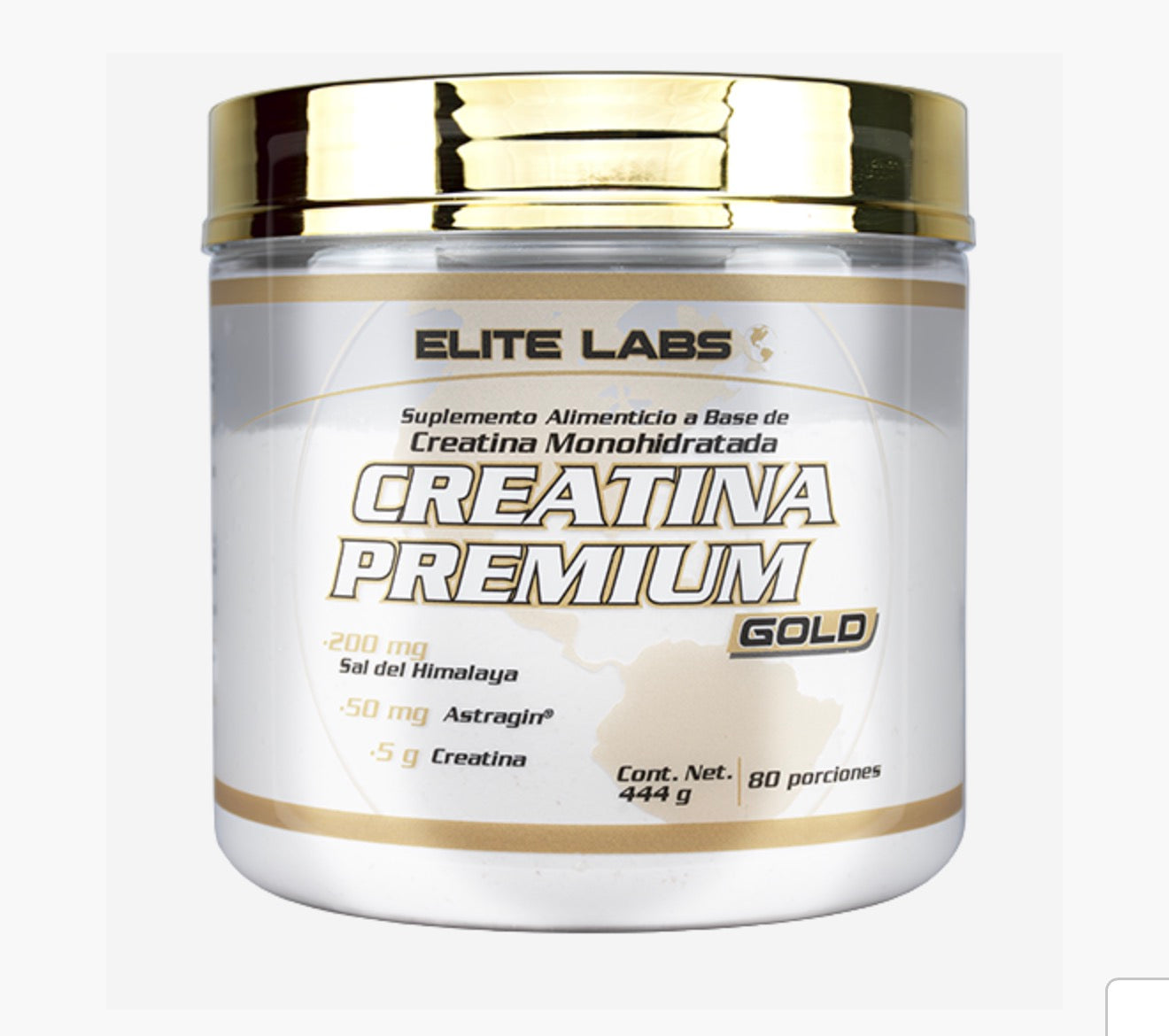 Elite Labs Creatina Gold Premium + Astragin 80 Serv