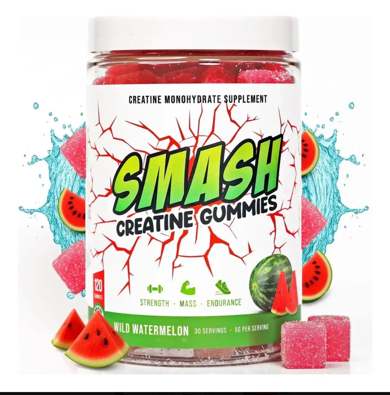 Smash Creatina Gummies 120 Gomitas