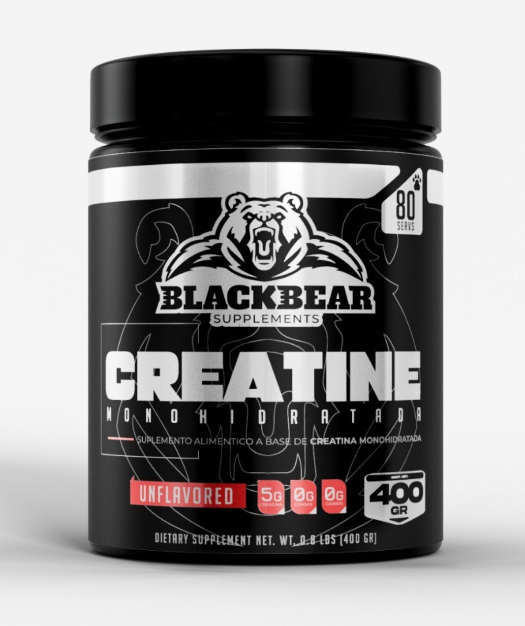 Blackbear Creatina Monohidratada 400grs