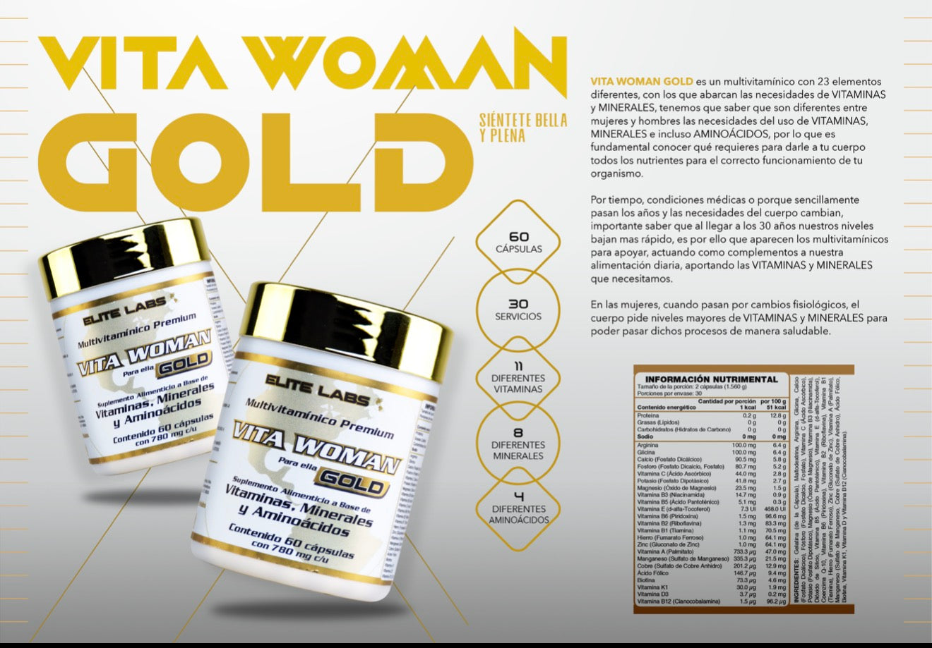 Elite Labs Vitawoman Gold 60 Caps