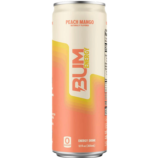 Bum Energy Drink 355ml | Peach Mango