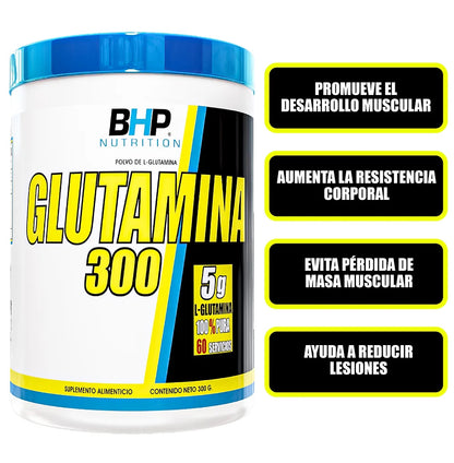 Bhp Glutamina 300Grs