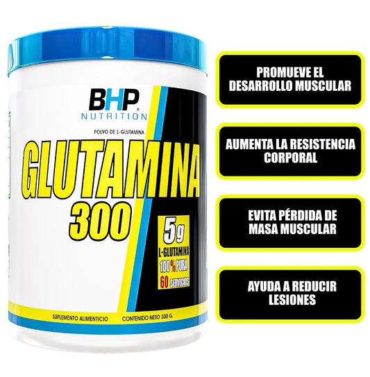 Bhp Glutamina 300Grs