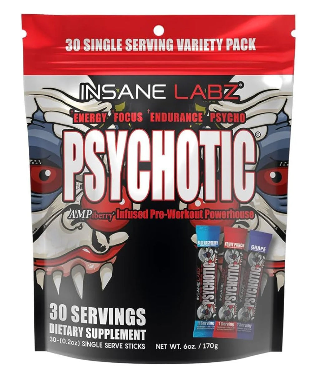 Insane  Psychotic 30 Sticks Variedad de Sabores