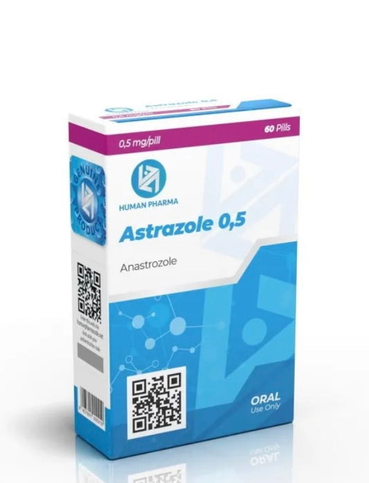 Human Pharma Astrozole 0.5 Mg 60 Tabs