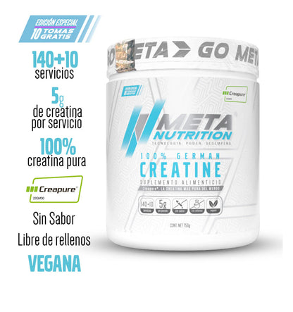 Meta German 100% Creatina 750 Grs