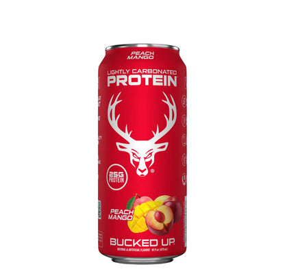 Bucked Up Lightly Carbonated Protein 16 Oz 12 Pack